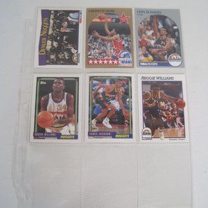 Lot of 6 Denver Nuggets NBA Player Cards
